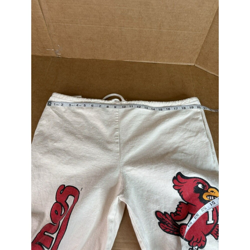 Vintage Iowa State Cyclones Canvas Pants, Large/one Size, Beige 1980s Drawstring - Picture 6 of 9